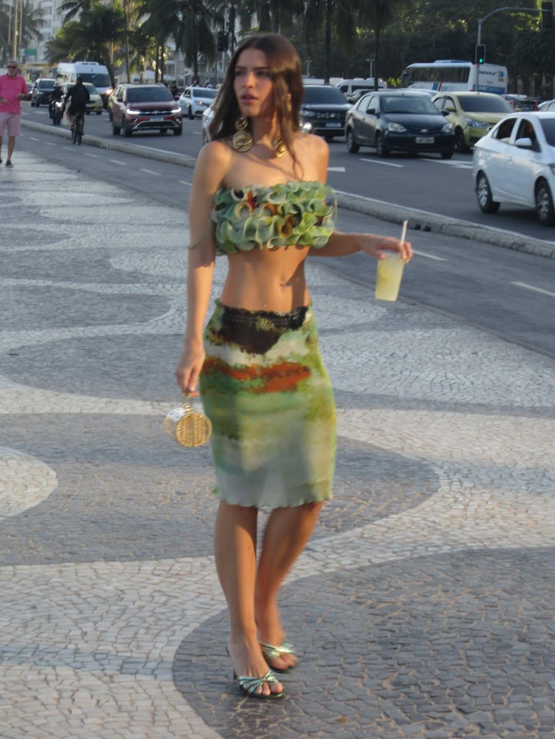 Mini Paisage Top & Landscape Skirt