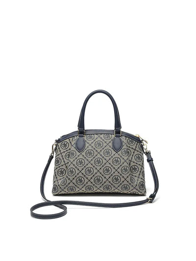 Star Detail Top Handle Tote Crossbody Bag