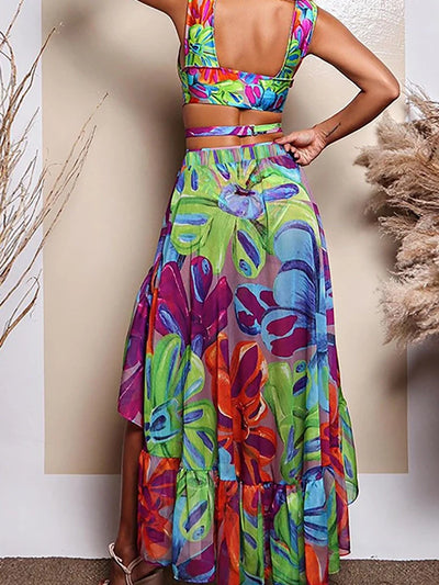 Printed Swimsuit Set for Women