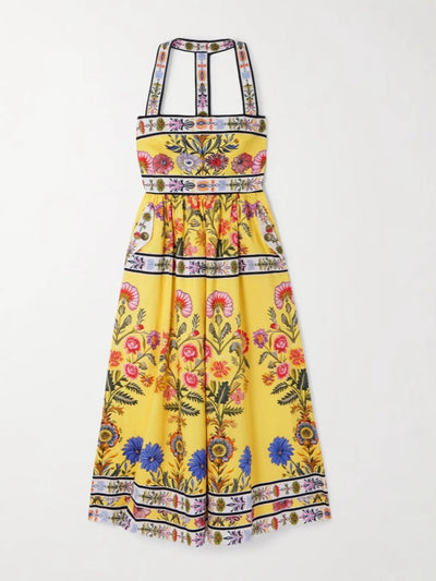 Casual Strapless Midi Dress