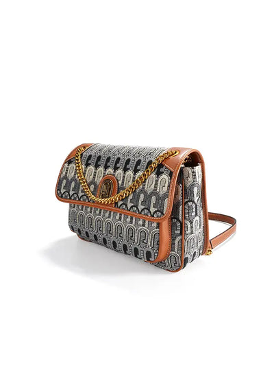 G-Jacquard Fabric Mini Crossbody Box Bag