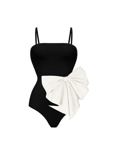 Bow Detail Sweetheart One Piece Swimsuit