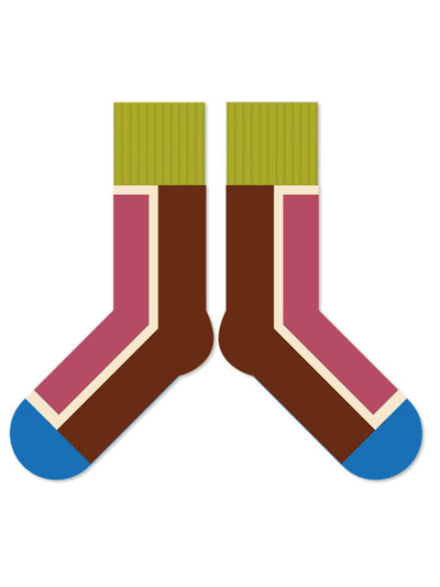 Colorful Striped Cotton Socks