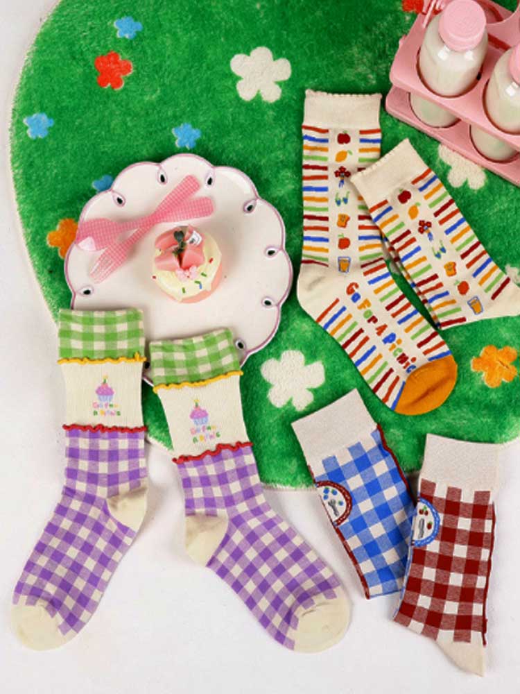 Cute College Style Socks