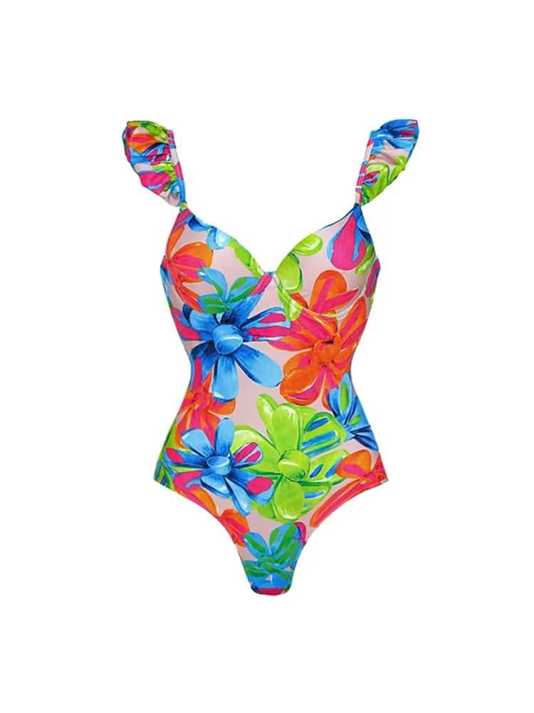 Printed Swimsuit Set for Women