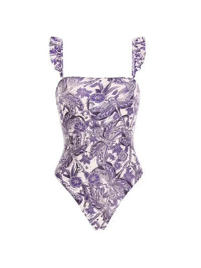 Dragonfly Ruffle Bikini Swimsuit Set