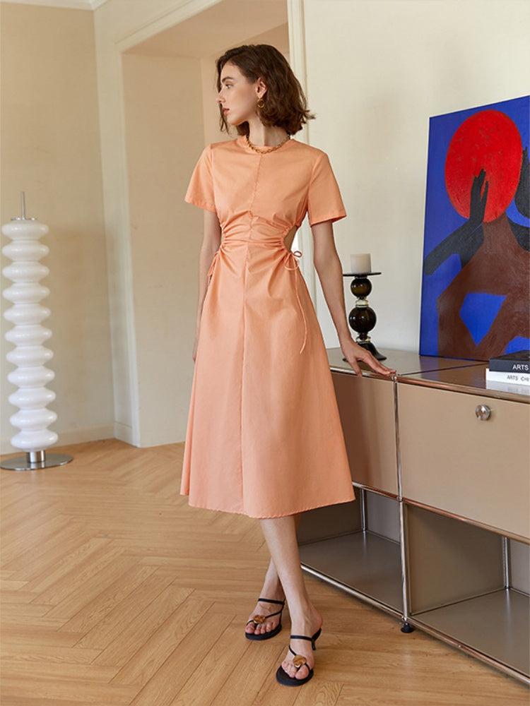 Designer Waist-Defining Midi