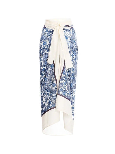 Blue Dragonfly Ruffle One-Piece Swimsuit