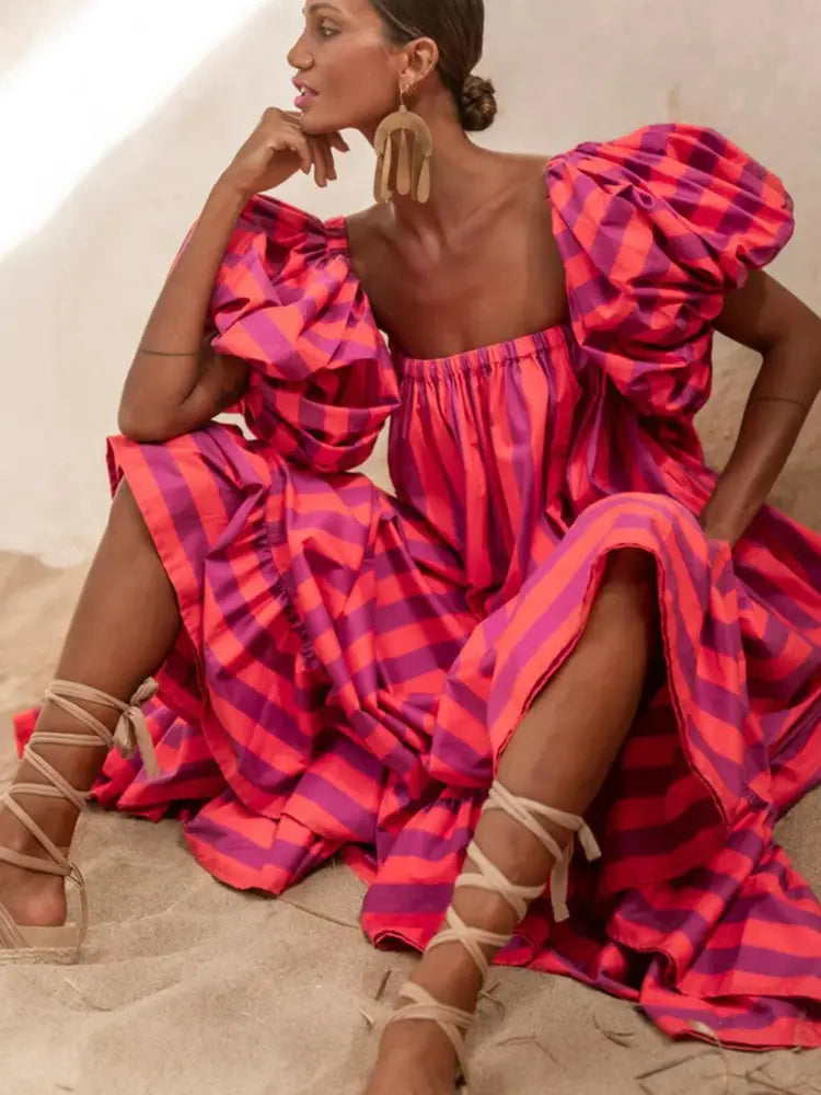 Sunset Stroll Maxi Beach Dress