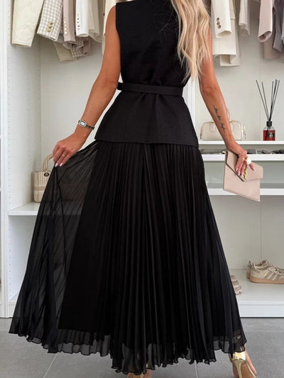 Tweed Vest & Tulle Skirt Set