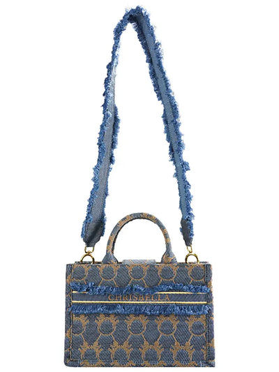 Denim Tote Shoulder Bag