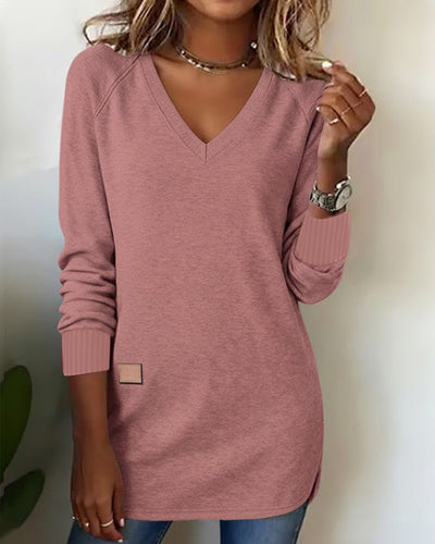 Stella® | Fashionable Sweatshirt with V-Neck