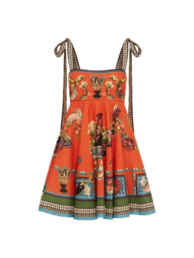 Adjustable Strap Midi Dress