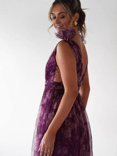 Bohemian Mesh Maxi Dress