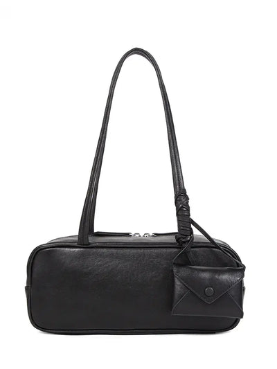 Belair Vegetable-Tanned Leather Baguette Evening Bag