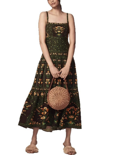 Strappy Sleeveless Midi Dress