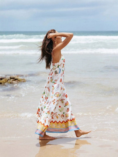 Simple Sleeveless Sling Dress