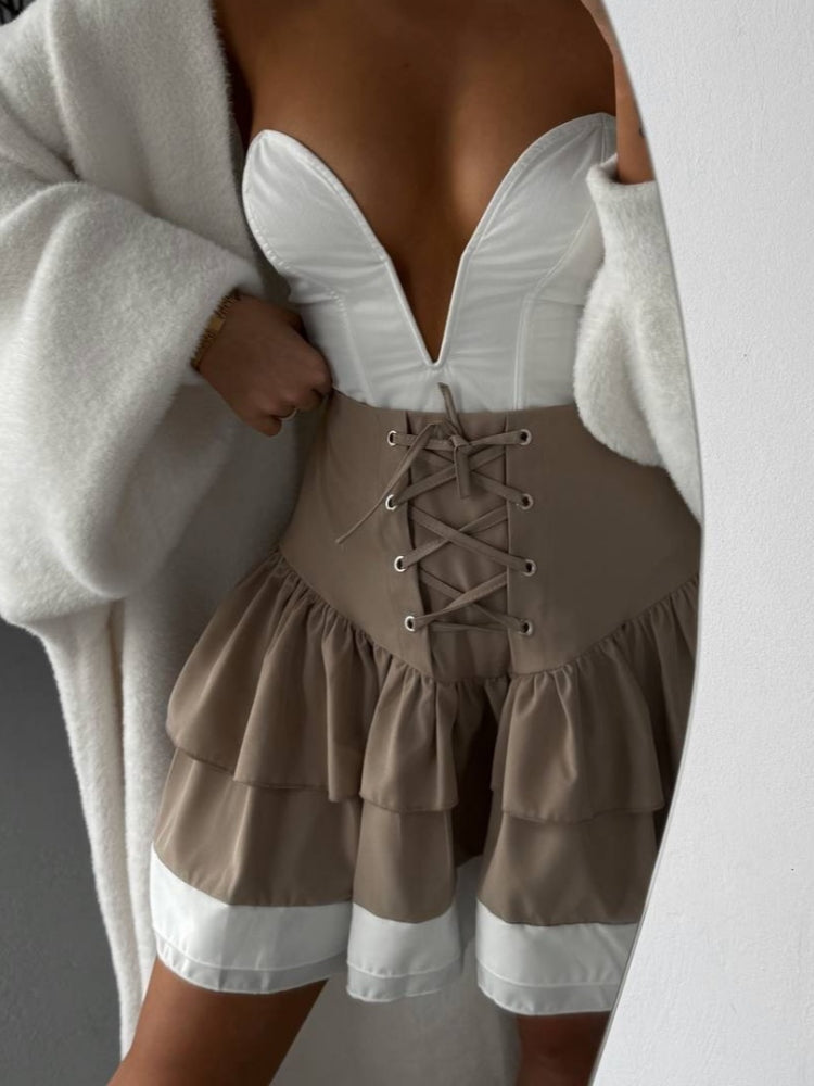 Tiered Ruffle Skirt Set