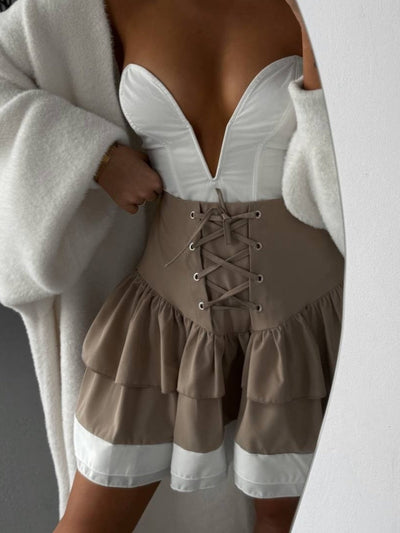 Tiered Ruffle Skirt Set