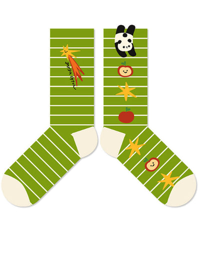 Cartoon Panda Pattern Socks
