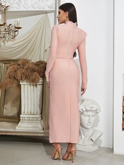 Sexy Fashion Long Sleeve Strapless Dress