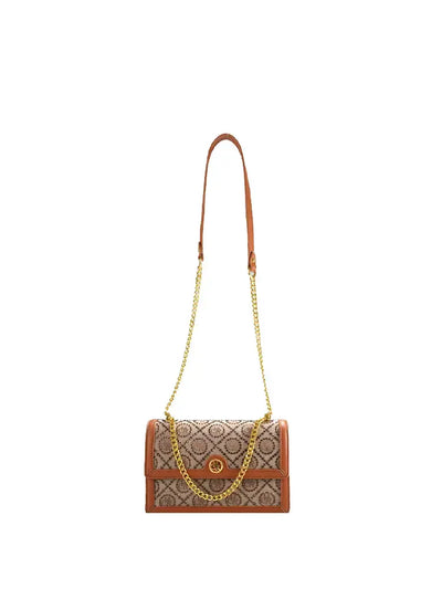 Vintage Jacquard Star Crossbody Shoulder Bag