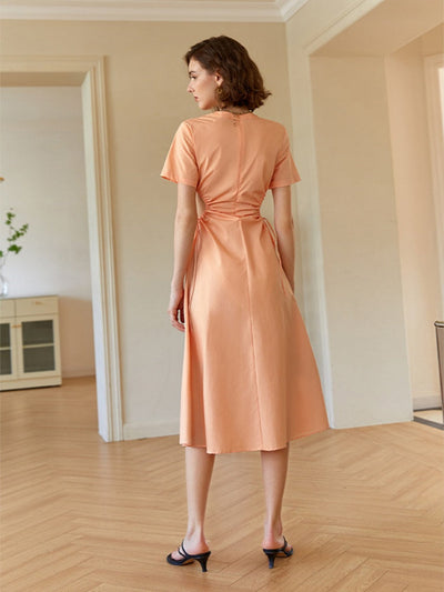 Designer Waist-Defining Midi