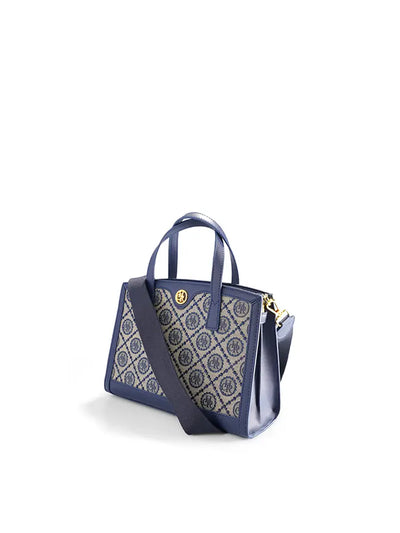 Jacquard Rhinestone Tote Crossbody Evening Bag