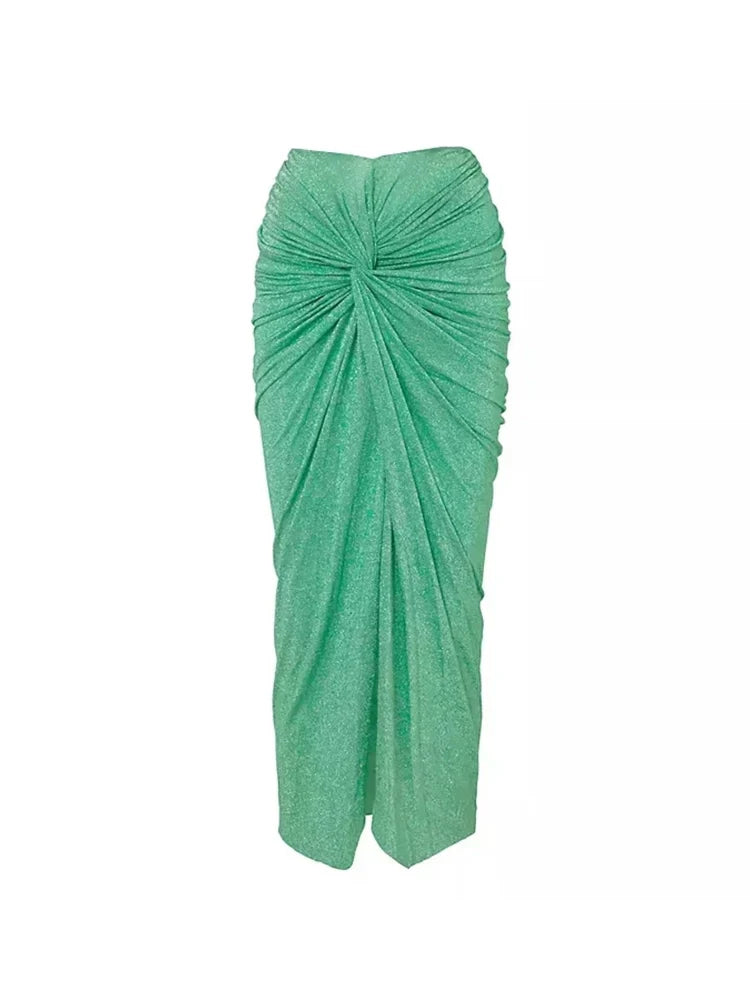 Sparkling Deep V Sexy Swimsuit Set