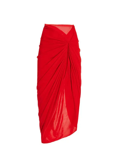 Strapless Floral Accent One-Piece Swimsuit Set