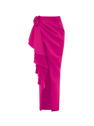 Swimsuit with Large Floral Decoration