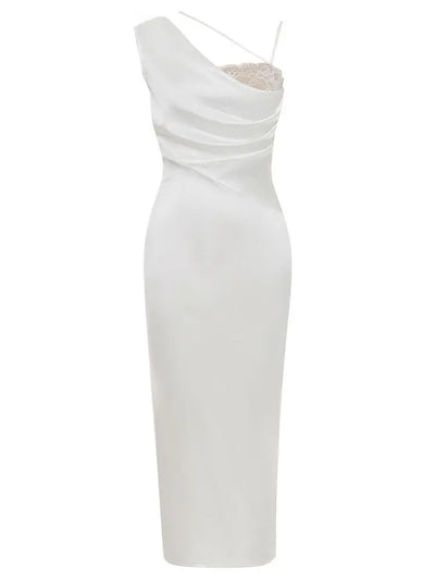 One-Shoulder Backless Dress