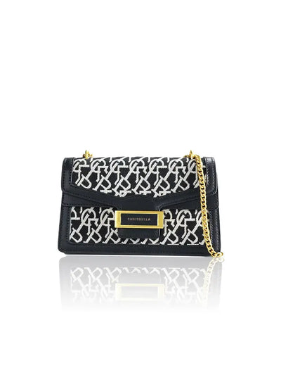 Jacquard Stitch Chain Dionysus Crossbody Bag