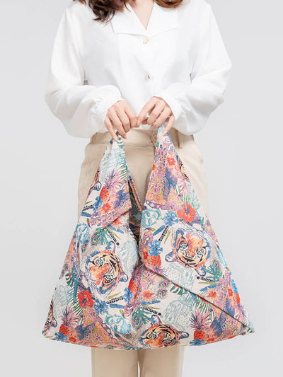 Canvas Triangle Bag - Printed