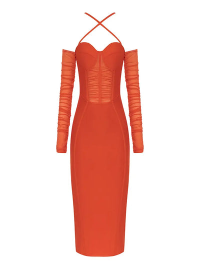 Sexy Off-Shoulder Backless Dress