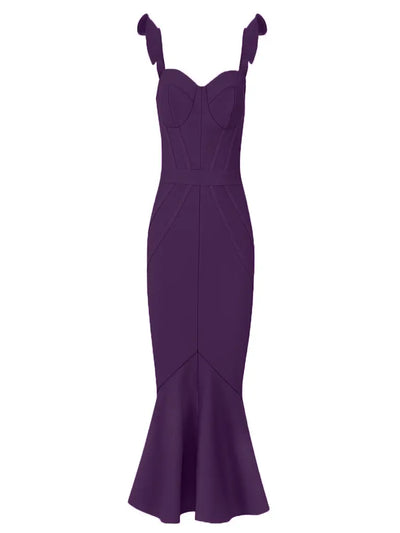 Sexy Strap Ruffle Hem Dress