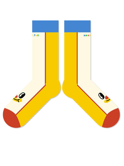 Cartoon Clown Pattern Socks