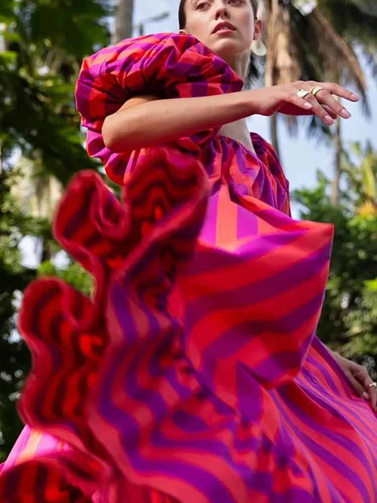 Sunset Stroll Maxi Beach Dress