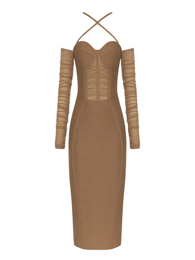 Sexy Off-Shoulder Backless Dress