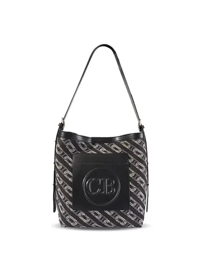 Washed Denim Commuter Crossbody Bag