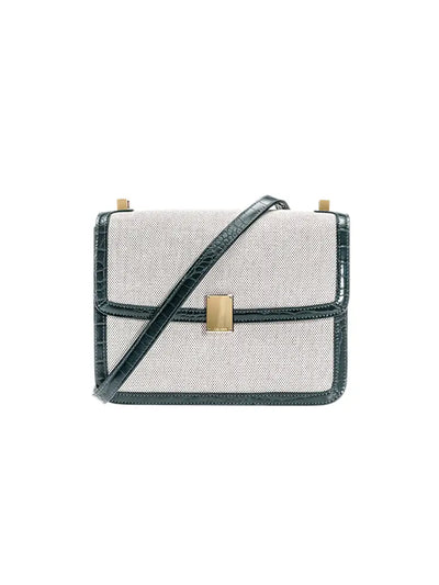 Minimalist Canvas Crossbody Shoulder Bag for Women