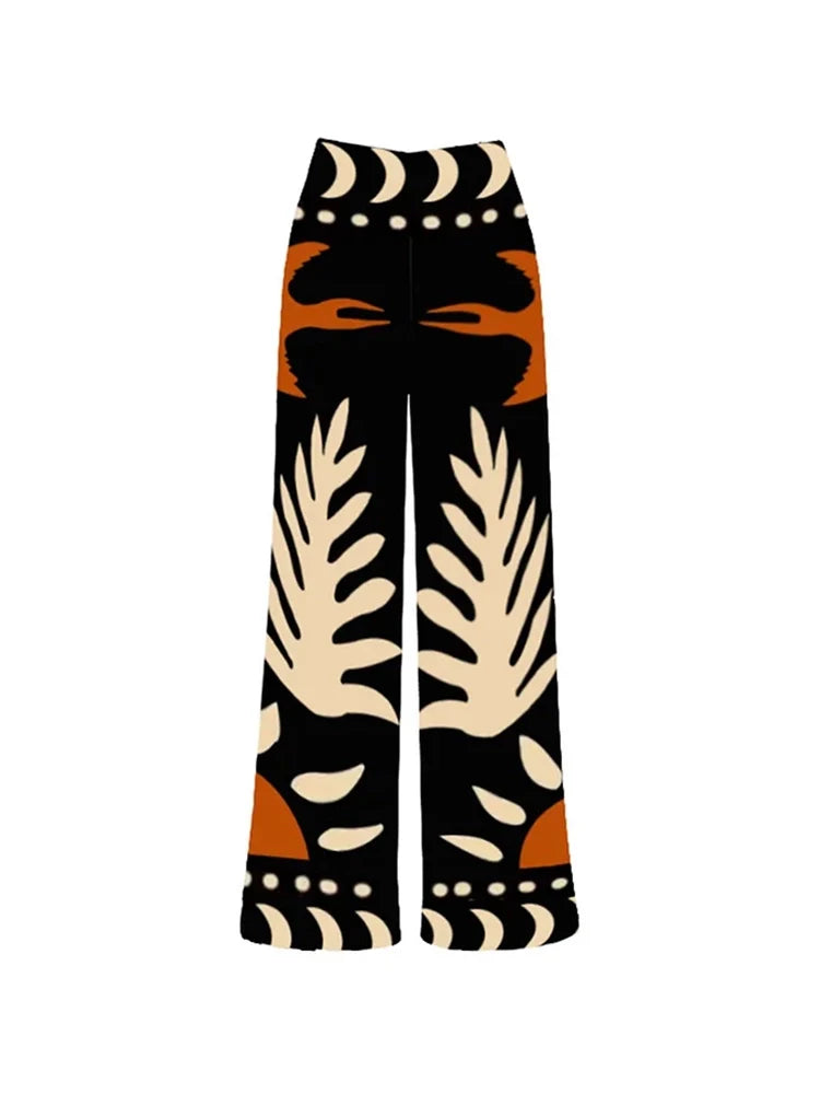 Printed High-Waist Bikini Set