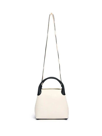 New High-End Letter Canvas Tote with Detachable Strap