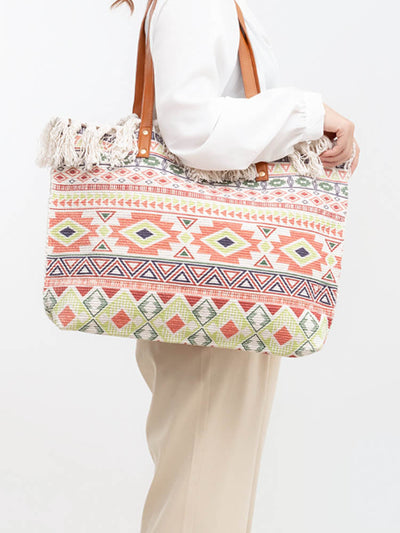 Canvas Printed Shoulder Bag