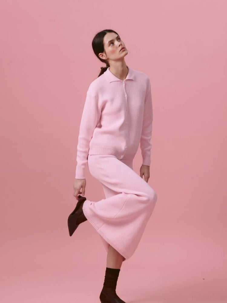 Casual Knit Dress Set