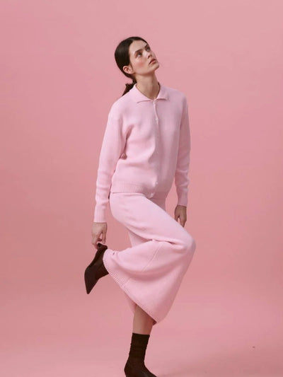 Casual Knit Dress Set