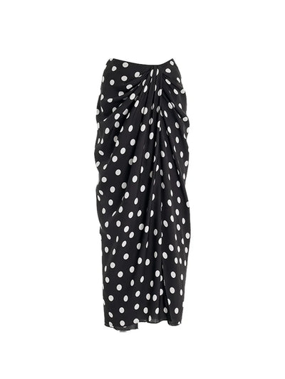 Elegant Polka Dot One-Piece Swimsuit