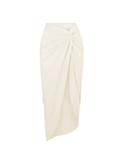 Morandi Colorblock High-Waist Hot Spring Swimsuit Set