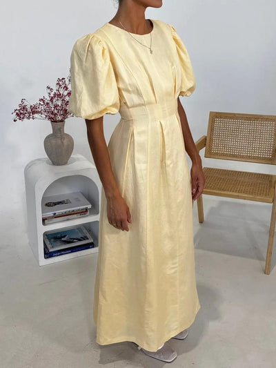 Butter Yellow Air Maxi Dress