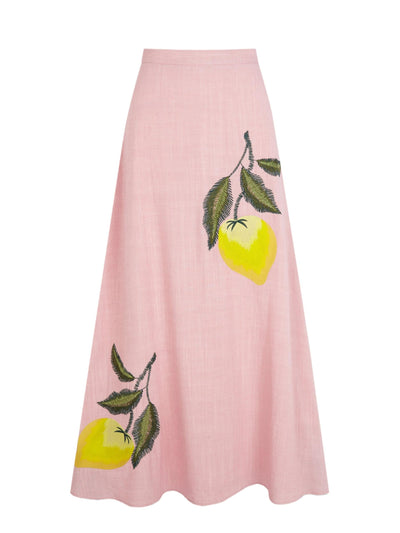Falda Amalfi Print Skirt